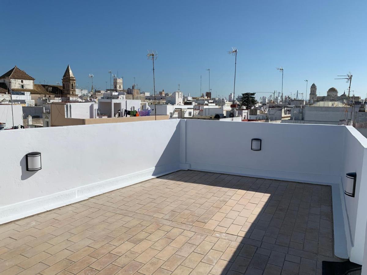 Atico Terraza Cadiz Centro Ascensor Playa De La Caletaアパートメント エクステリア 写真