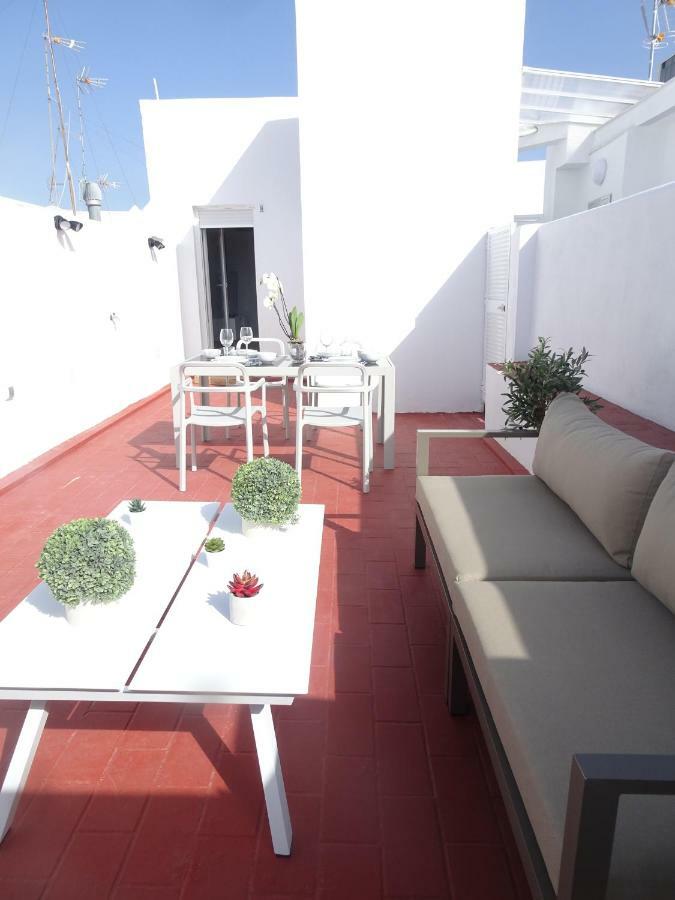 Atico Terraza Cadiz Centro Ascensor Playa De La Caletaアパートメント エクステリア 写真